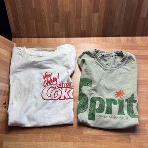 Ripple junction coke & sprite tshirt bundle med/large